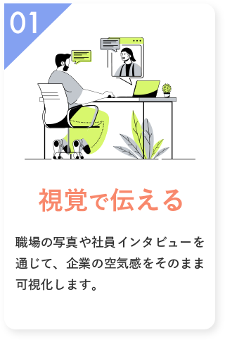 視覚で伝える